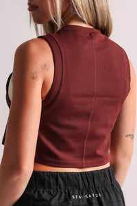 Cropped Muscle Tank