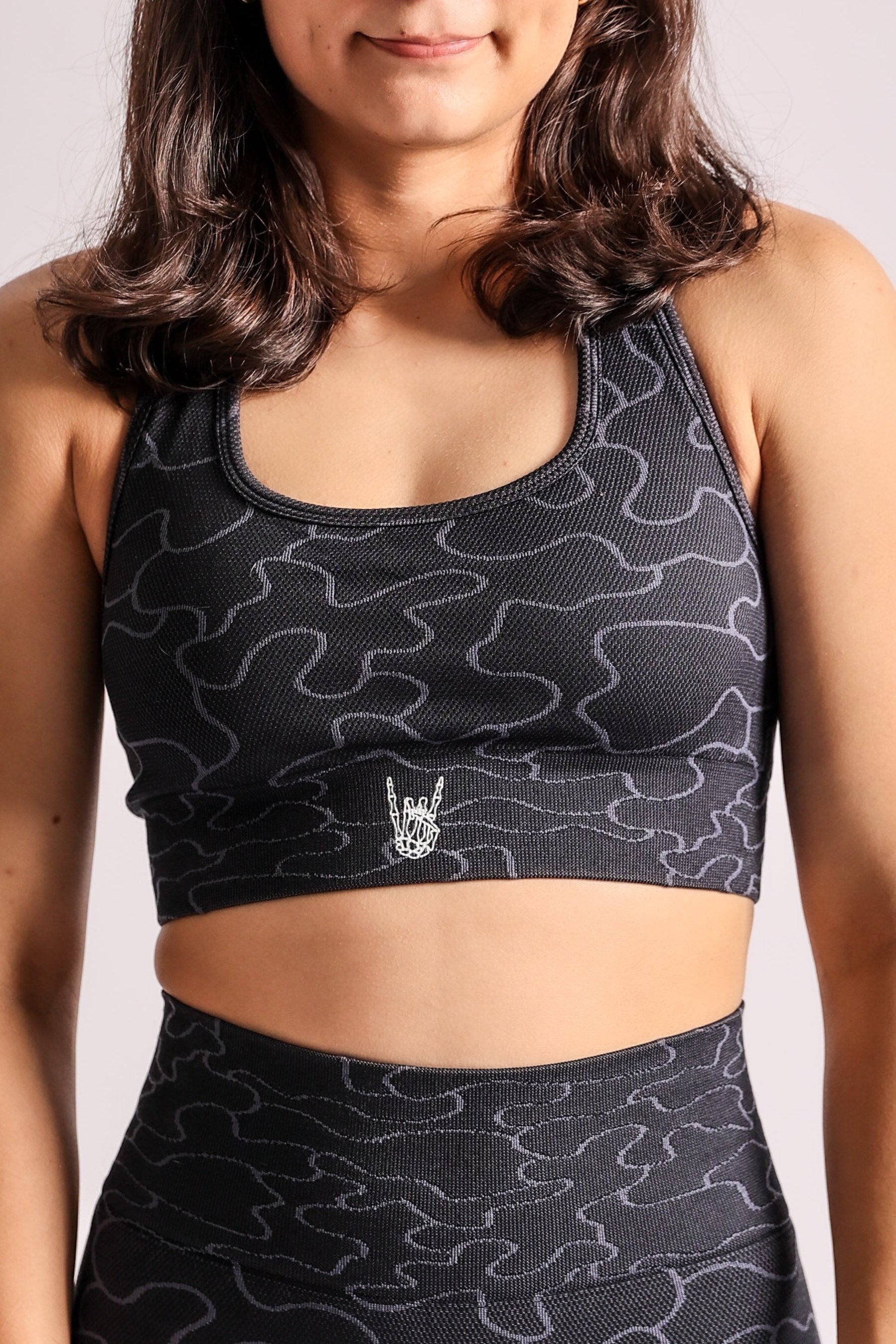 Topographical Seamless Sports Bra