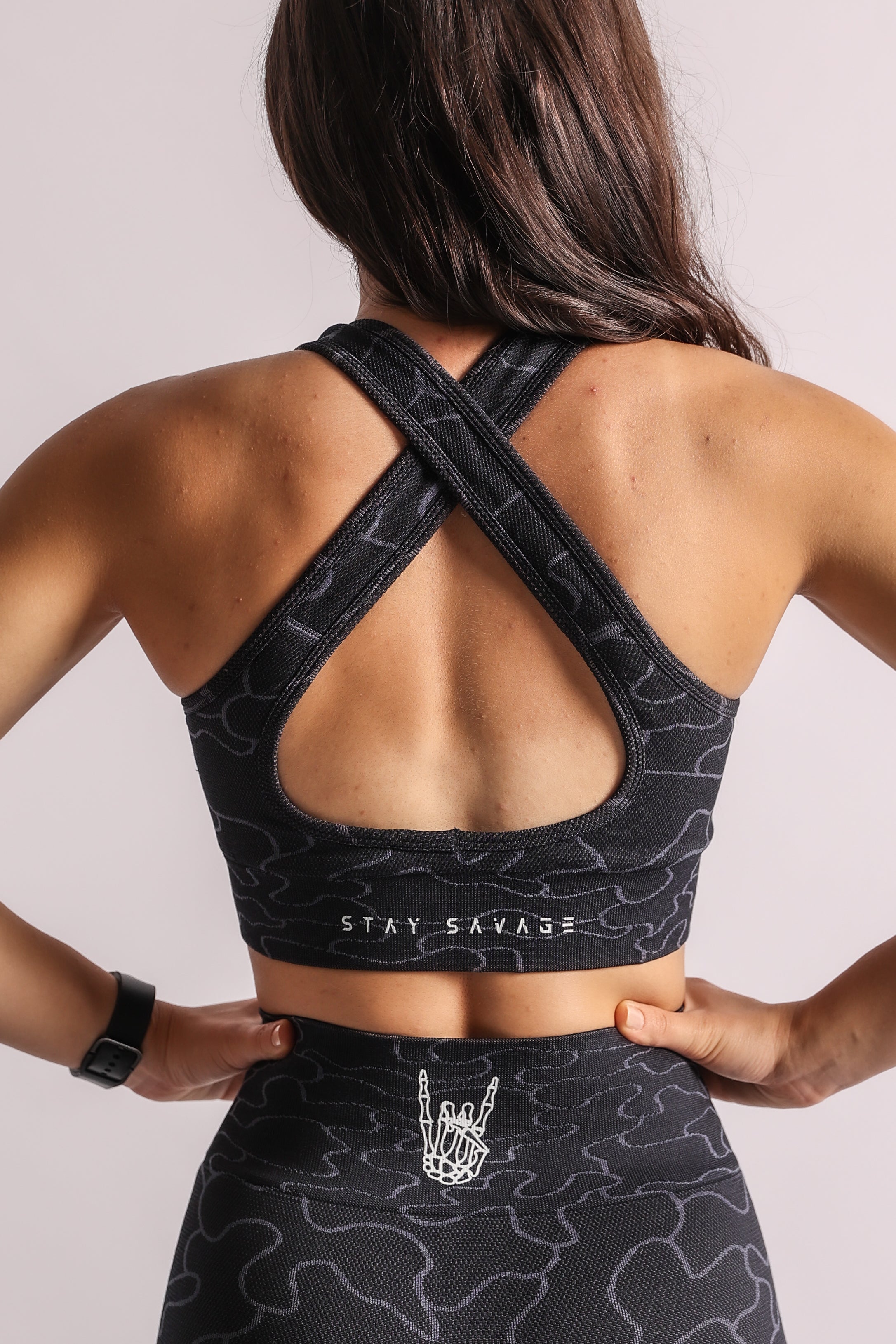 Topographical Seamless Sports Bra