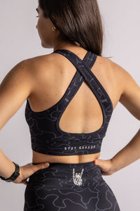 Topographical Seamless Sports Bra