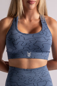 Topographical Seamless Sports Bra