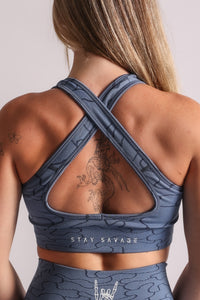 Topographical Seamless Sports Bra