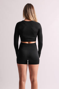 Seamless Long Sleeve Crop Top